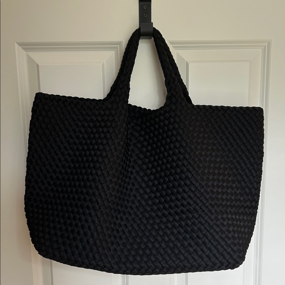 Naghedi Large St. Barths Tote in Onyx - Picture 1 of 6